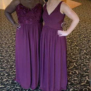 Jasmine Bridal Burgandy Dress - size 10 Fits 6